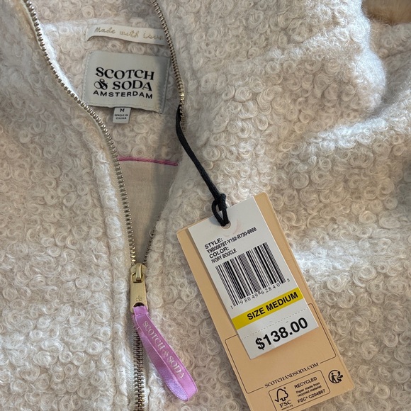 Scotch & Soda Tops - Women's Scotch & Soda Quarter Zip- M- NWT